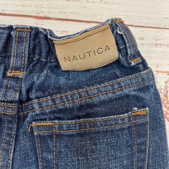 Boys Nautica Sweater, Button Up Shirt and Jeans 3-Piece Set - Picture 12 of 12